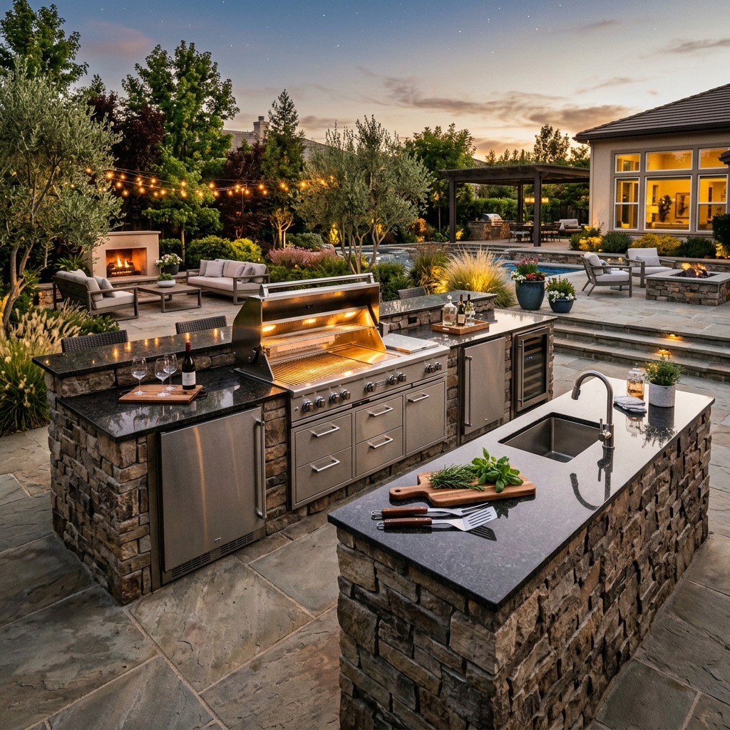 Outdoor Kitchens & Living